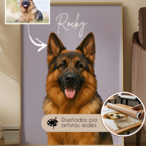 Cuadro Personalizado Mascota 30x40 CMS